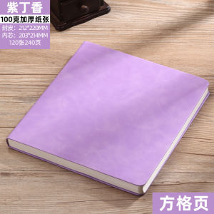 High Aesthetic Value Square Grid Notebook Blank Page Study Materials Ideal for Exam Preparation Reading And English Learning