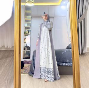 NEW SET HIJAB ZAHRA GAMIS TERLARIS
