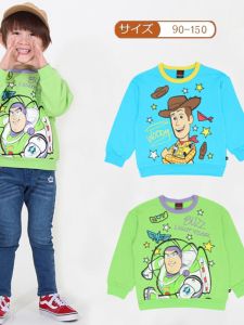 Autumn Winter New Style Japanese Anime Long Sleeve Cotton Sweatshirt Childrens Warm round Neck Top Cartoon Animation T-shirt