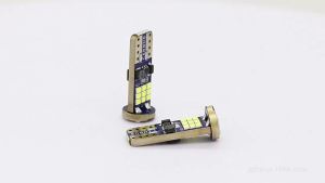10 Chiếc Đèn LED 12V T10 W5W Cho Biển Số Xe Đèn Đọc Sách Đèn Nội Thất Ô Tô 168 194 Canbus SMD 27 Bóng Đèn