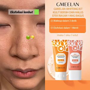 GMEELAN Orange Exfoliating Gel Blackhead Remova Peeling Face Mengangkat Sel Mati Mencerahkan Wajah Eksfoliasi + Gluta Whitening