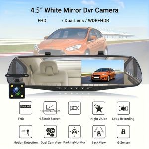 Integrated Rearview Mirror Dual-Channel Dashcam—Capturing Every Moment of Your Urban Commute