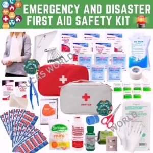FAMILY ALL PURPOSE EMERGENCY PREPAREDNESS FIRST AID KIT COMPLETE KIT MEDICAL KIT HEALTH KIT MEDICAL SUPPLIES  HEALTHCARE KIT GO BAG DISASTER SURVIVAL EARTHQUAKE TYPHOON