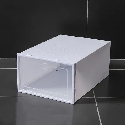 1 Hộp Đựng Giày Trong Suốt Kiểu Ngăn Kéo Dành Cho Nam Và Nữ Hộp Giày Nhựa Kết Hợp Tự Do Để Sắp Xếp