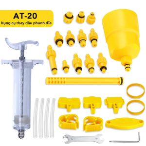 Bộ Dụng Cụ Xả Dầu Khoáng Phanh Xe Đạp 60ML Dụng Cụ Sửa Chữa Phanh Đĩa Thủy Lực Shimano Để Bảo Trì Xe Đạp Và Thiết Bị Đạp Xe