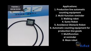 Ready Stock FS80NK Diffuse Sensor 80cm 5V Sumo Robot Automation Reflection Photoelectric