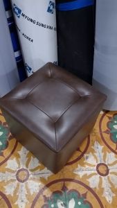 [Da Cleo - Loại Cao Cấp] Ghế Đôn Vuông Sofa Màu Cánh Gián Kê Chân Ngồi Ghế Bàn Trang Điểm Bọc Mút Nhiều Màu Sắc Loại Cao Cấp