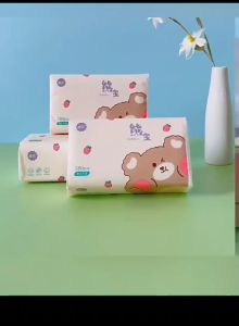 BABY BEAR Soft Cute Facial Tissue Paper 包装纸巾 外带纸巾 (280sheet/PACK) 56抽