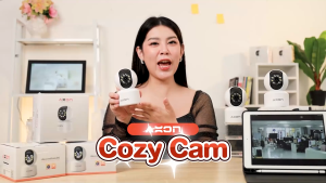 [ประกัน2ปี] Axon IP Cozy Cam กล้องวงจรปิด Wifi กล้องบ้าน กล้องรักษาความปลอดภัย หมุนปรับได้ 360องศา เห็นชัดในที่มืด รับประกันสินค้า 2 ปี