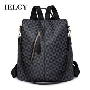 IELGY Anti-theft Backpack Large Capacity Fashion Portable Shoulder Bag Light Casual Commuter Backpack