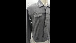Jaket Denim Pria Jeans Unisek Bahan Tebal Hijau Premium
