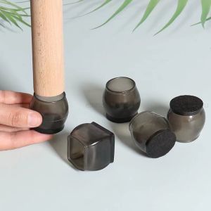 แผ่นรองขาหนาที่รองขาโต๊ะเก้าอี้ซิลิโคนป้องกันพื้นผ้าคลุมโต๊ะเฟอร์นิเจอร์อเนกประสงค์สำหรับล้อเก้าอี้