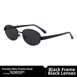 UV Protection Retro Small Frame Sunglasses