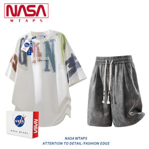 NASA WTAPS | Trendy Retro American Summer Short Sleeve T-Shirt Set