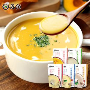Subo Thick Soup Convenient Ready to Eat Cheese Western Style Clam Thickened Creamy Mushroom Soup from Weifang Shandong 180g Bag
