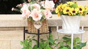 2 Tier Metal Plant Stand: A Stylish Solution for Indoor & Outdoor Spaces