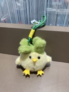 Garlic Bird Doll Pendant Sound Toy Plush Bag Accessory Creative Gift for Girls Keychain Bag Hanging Decoration Soft Cuddly Toy