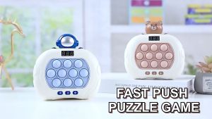 Upgraded Bubble Pop It Game Machine - Pop Quick Push Bubble Game Finger Squeeze Toys For Kids - Fidget Toys