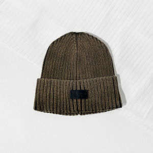 American Retro Distressed Knitted Hat Womens Fall and Winter Heattech Earflaps Woolen Hat Big Head Circumference Thick Toque Beanie Hat Men