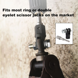 Car Accessories Use with 1/2 Inch Drive or Impact Wrench Tools Car Jacks Lifting Equipment Connecting rod Scissor Jack Adaptor