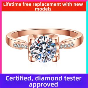 KAFANDENG | D Color Moissanite Engagement Ring 1 Carat