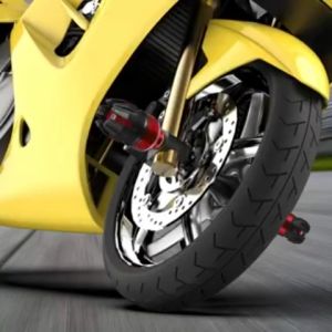 กันล้ม หรือ เป๊กล้อ กันล้มล้อหน้า กันล้มล้อหลัง งานCNC วัสดุโลหะผสมอลูมิเนียม มีสีดำ น้ำเงิน แดง และทอง (ขายคู่)