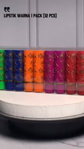 LIPSTICK ARAB HARE WARNA WARNI ORIGINAL 1pack (12pcs)