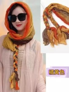 Khăn Choàng Lụa Nhiều Chức Năng Thời Trang Mùa Hè 2025 Mới Ra Mắt Khăn Choàng Dài Chống Nắng Du Lịch Chụp Ảnh Khăn Choàng Lụa Đa Năng