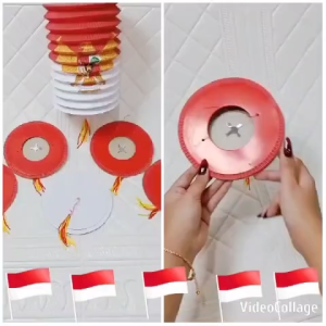 LAMPION TARIK GARUDA PANCASILA BAHAN KARTON TEBAL / LAMPION GANTUNG GARUDA DIRGAHAYU HUT RI 17 AGUSTUS / LAMPION MERAH PUTIH / LTG835560