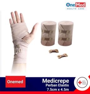 Onemed Medicrepe High Elastic Bandage Perban Elastis Per Roll