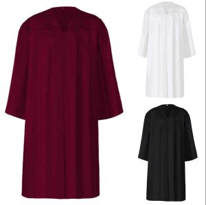 Pastor Robes Clergy Cassock Priest Costume Bishop Christian Catholic Tab Collar Church Soutane Pop