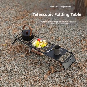 ISE MOUNT | Folding Expandable Lightweight Aluminum Picnic Table