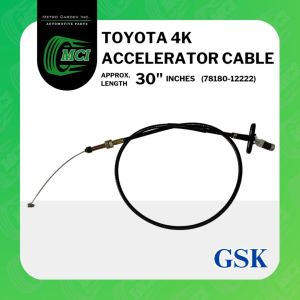 ACCELERATOR CABLE - GSK Toyota 4K 78180-12222 truck wire 30 inches