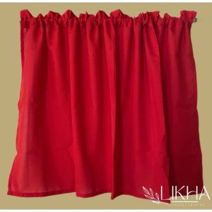 Plain Kitchen Sink Curtain Standard Size 60x30 Inches Standard Size