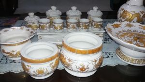 [HCM]Ly nước thờ cúng bàn thờ rồng vàng