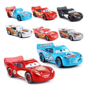 Pixar Cars 2 Cars 3 Lightning McQueen DJ NO:86 NO: 90 Anime Figure Model Toy 1:55 Die Cast Alloy Kids Birthday Gifts Toys