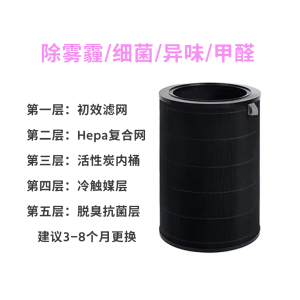 Specialized Dual-Layer Composite Activated Carbon Filter Core Perfect Fit for Stores Purifiers Deodorizing Antibacterial