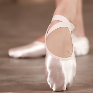 Ballet Dance Shoes Satin Soft Bottom Cat Claw Shape for Adults Children Practice Shoes Ballet Flats Summer Online Exclusive