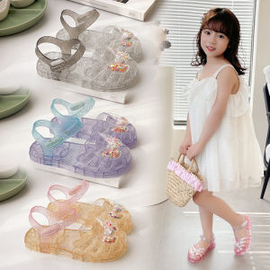 JIFANPAUL | Transparent Jelly Crystal Breathable Covered Toe Sandals
