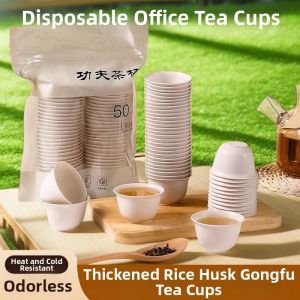 TAFUMAN | Rice Husk High-Quality Portable Thick Disposable Tea Cup