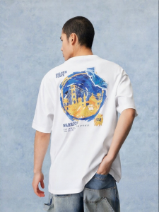 Jack Jones | NBA Team Collaboration Summer Short Sleeve Cotton T-Shirt