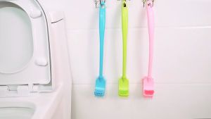 Cọ Vệ Sinh ToiLet 2 Đầu Cây Cọ Bồn Cầu Cọ Bàn Chà Vệ Sinh Bồn Cầu Toilet A0823