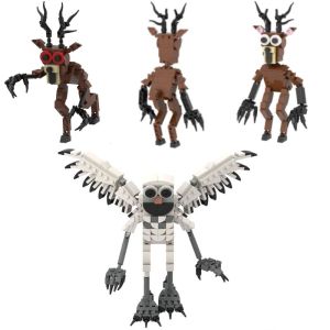 ชุดเกมสยองขวัญกลางคืนใหม่ ซีรีส์ 99 ตัวละครสัตว์ กวาง มนุษย์ สัตว์ประหลาด แอคชั่นฟิกเกอร์ บล็อกตัวต่อ Brickheadz ของเล่นแปลกใหม่สำหรับเด็ก ของขวัญวันคริสต์มาส