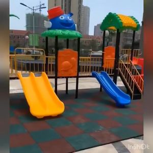 (ไม่รวมจัดส่ง+ติดตั้ง) เครื่องเล่นสนาม สไลเดอร์ ชิงช้า กระดานลื่น ปีนป่าย ม้านั่ง ของเล่น ขนาด 690x420x310 ซม.