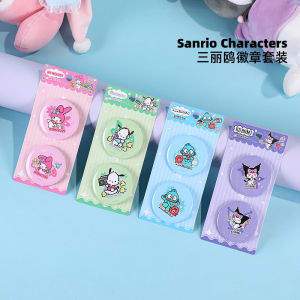Sanrio Officially Authorized Badge Suit Button Badge Cartoon Half Mermaid Handton Brooch Decoration Pacha Dog