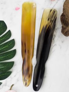 Natural Bull Horn Home Use Lazy Shoe Scraper Shoe Drawer Auxiliary Shoe Lifter Shoe Puller Shoe Tongs Essential Home Tool