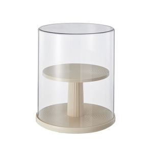 other | Transparent Plastic Storage Rack 360 Degree Rotatable Desktop Display Rack Lego Doll Desktop Dustproof Storage Box