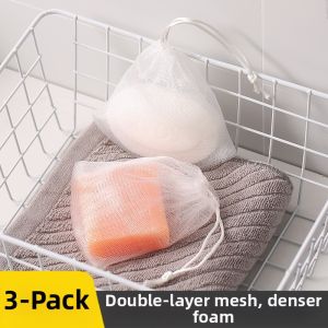 Jiaxun | Double-layer Thick Foaming Net Soap Bag for Facial Cleansing