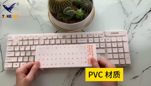 5Pcs Korean Keyboard Sticker Waterproof Transparent Keyboard Letter Sticker PVC Keyboard Sticker