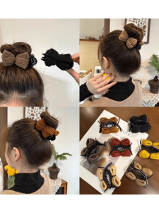 คลิปหมุดผมผูกโบว์ผีเสื้อสุดหรูหราสำหรับผู้หญิง หมุดผมแบบทันสมัย ที่สวมใส่สบาย คลิปหมุดผมแบบหน้าร้อน 2024 ใหม่